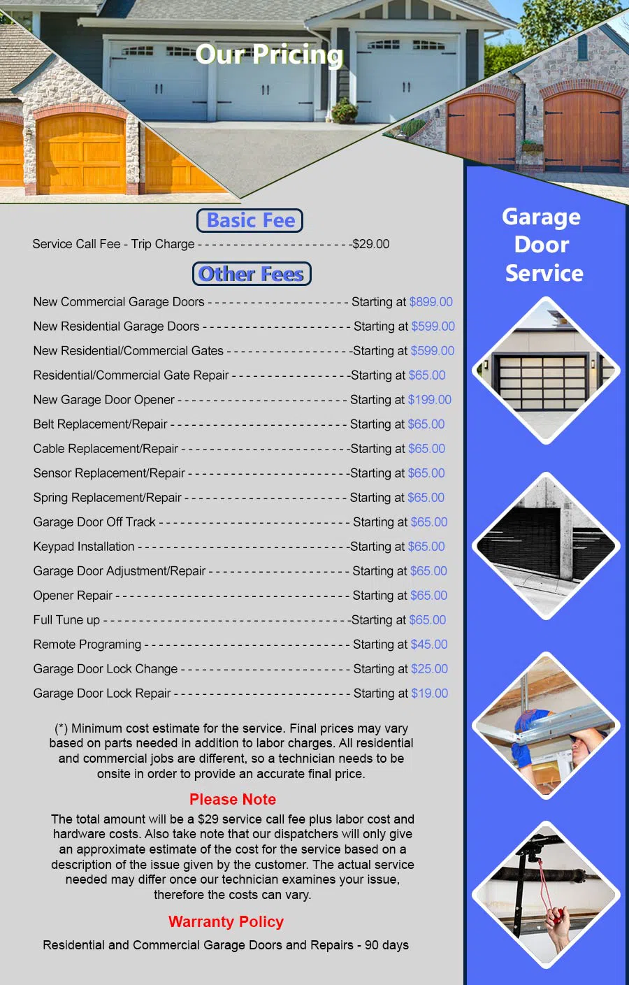 Metro Garage Door Service Salt Lake City, UT 801-788-4510
